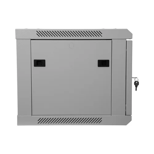 Шкаф телекоммуникационный настенный 6U, 600х450х370мм (металлическая дверь)